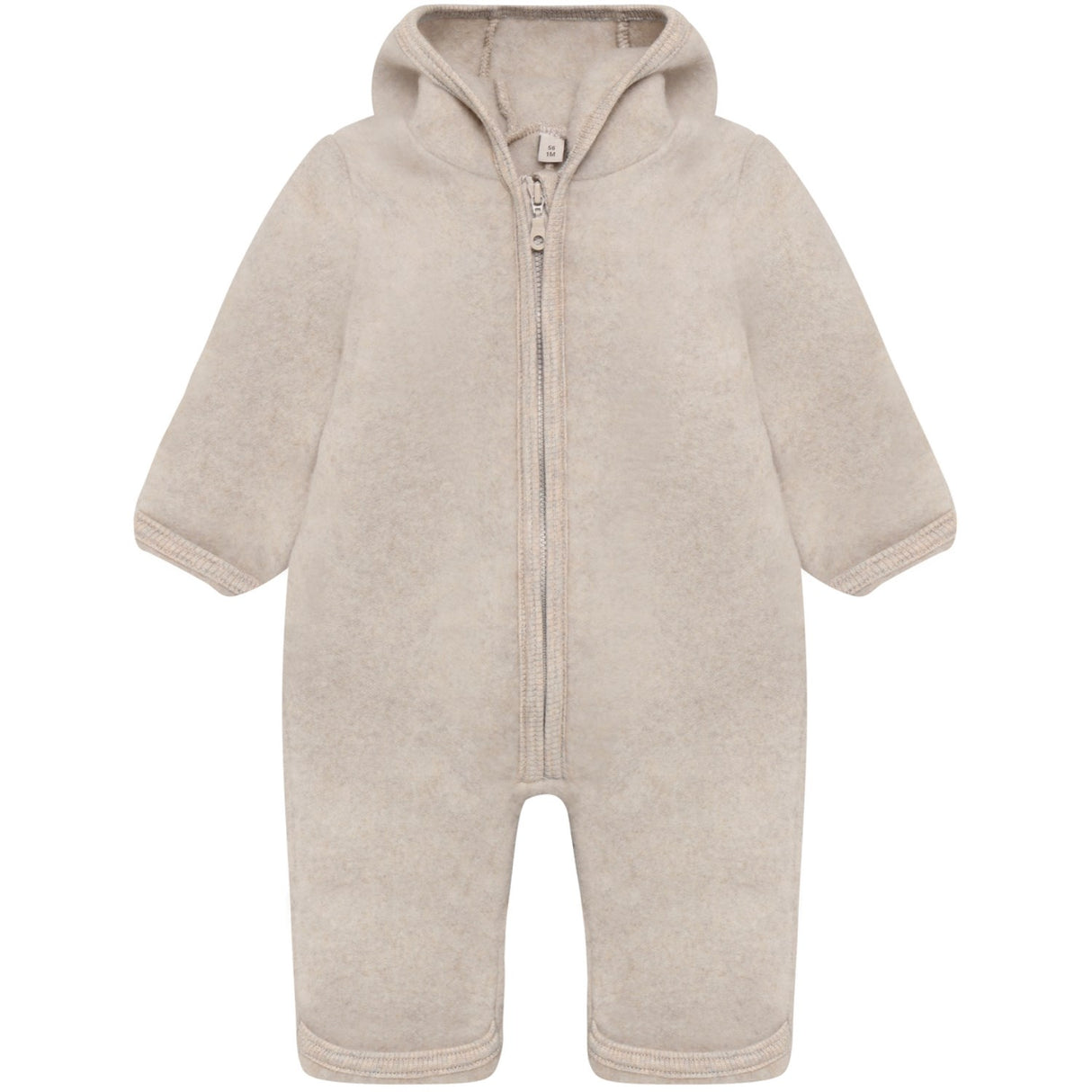 Huttelihut Camel Melange Sittvagnar Dräkt Ears Ull Fleece