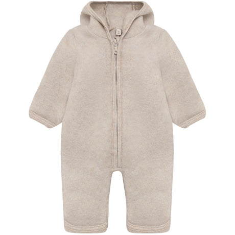 Huttelihut Camel Melange Sittvagnar Dräkt Ears Ull Fleece