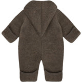 Huttelihut Brown Melange Sittvagnar Dräkt Pixie Ull Fleece
