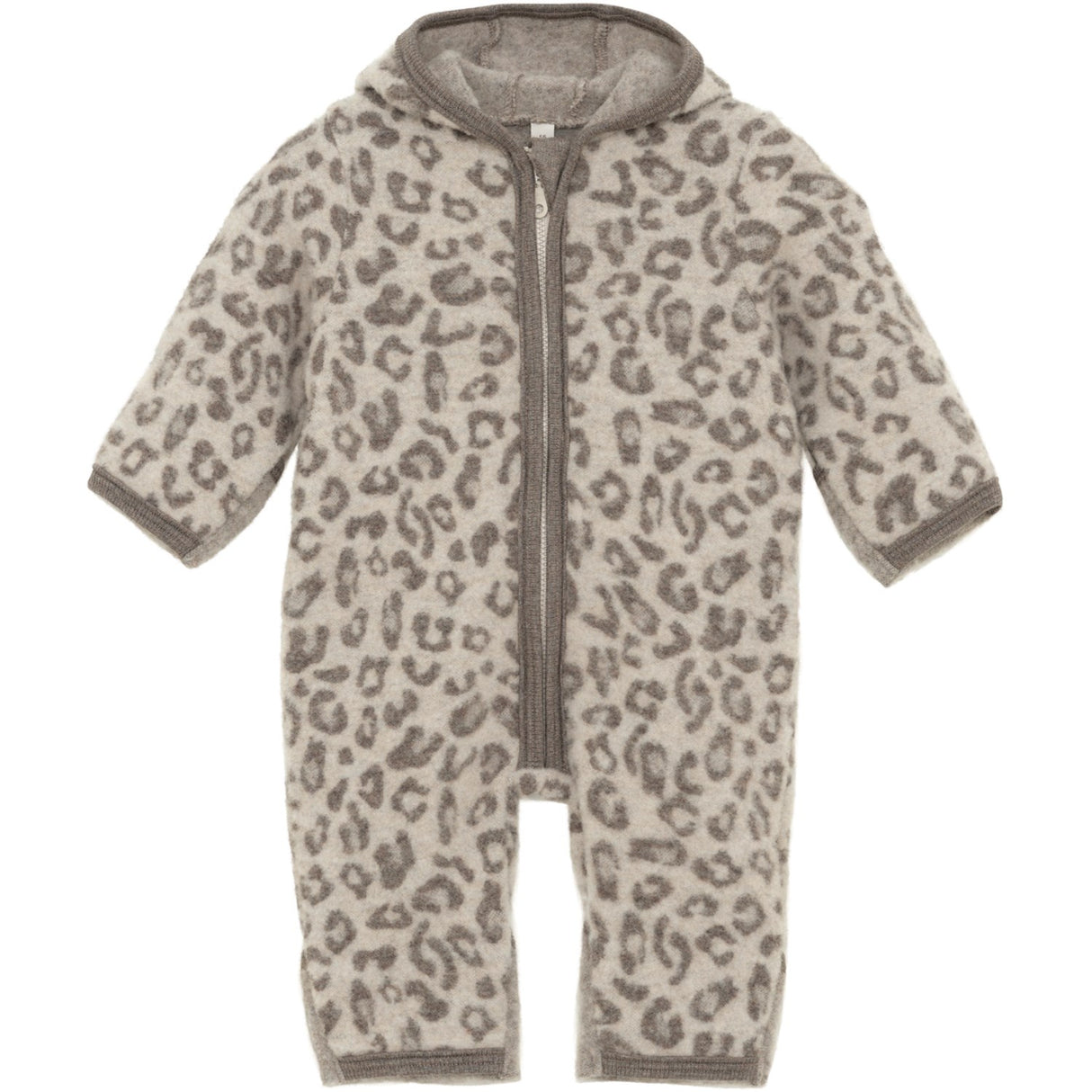 Huttelihut Camel Melange Sittvagnar Dräkt Ears Ull Fleece Jac