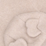 Huttelihut Camel Melange Sittvagnar Dräkt Ears Bomull Fleece