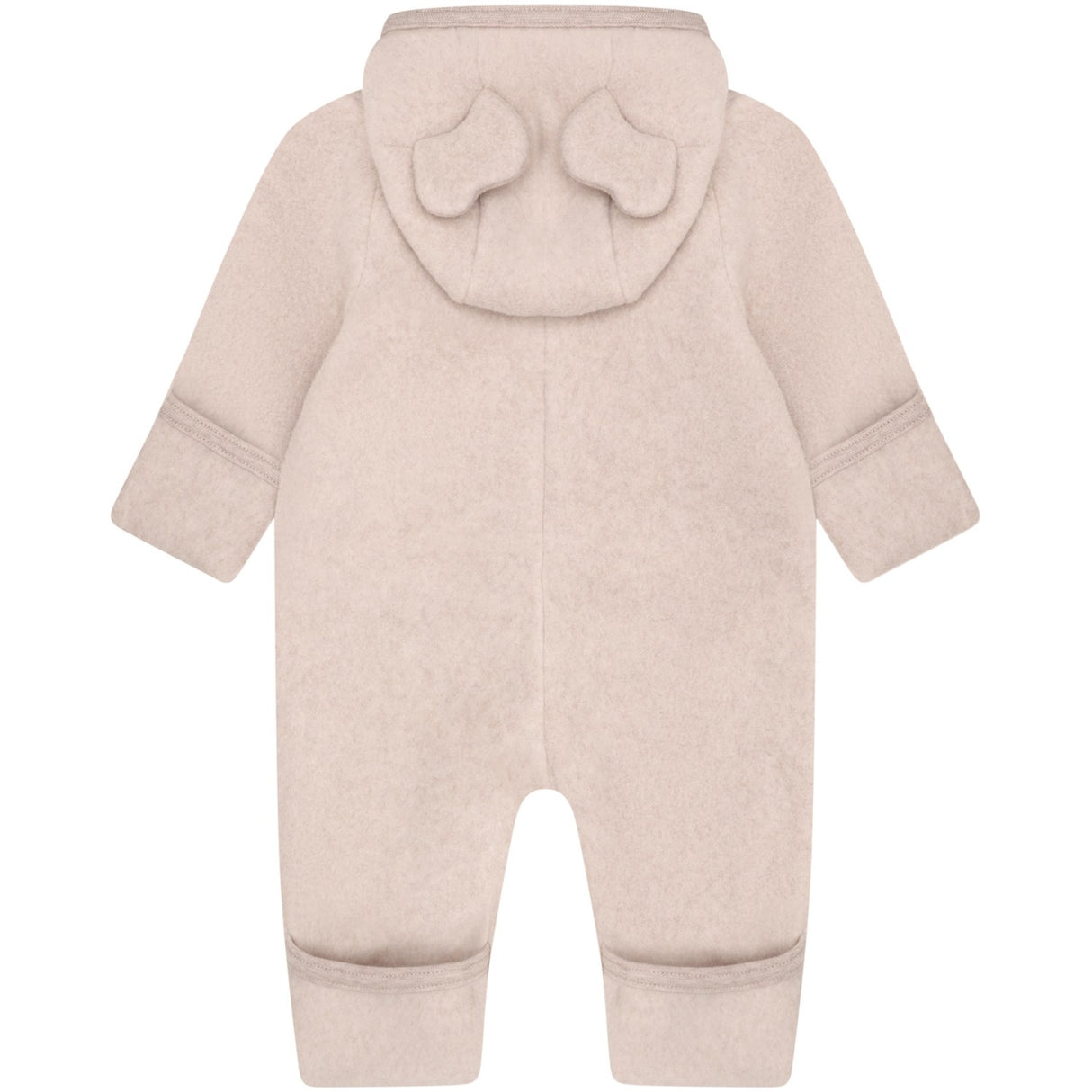 Huttelihut Camel Melange Sittvagnar Dräkt Ears Bomull Fleece