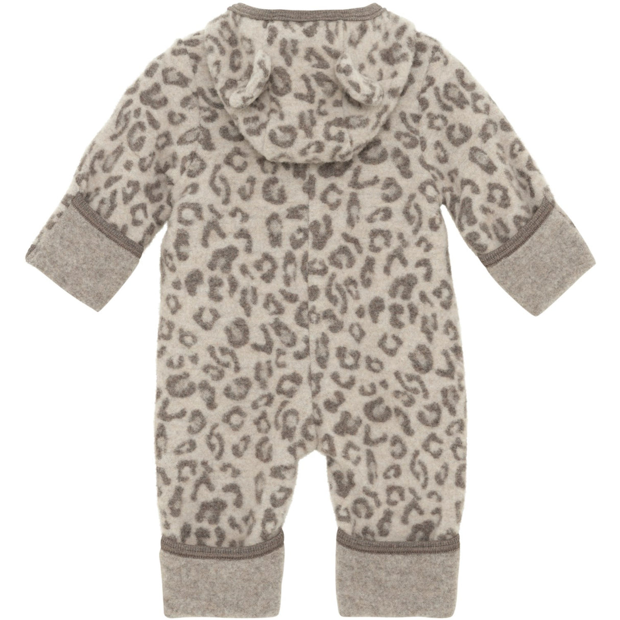 Huttelihut Camel Melange Sittvagnar Dräkt Ears Ull Fleece Jac