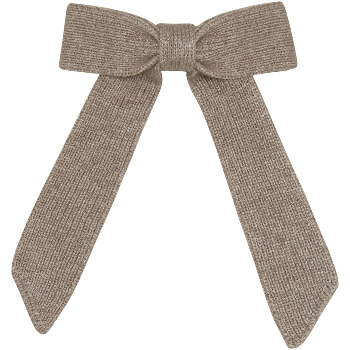 Huttelihut Savannah Melange Hairclip Rosett Ull Stickad
