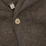 Huttelihut Brown Melange Sittvagnar Dräkt Pixie Ull Fleece