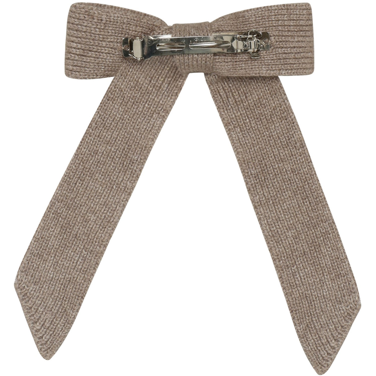 Huttelihut Savannah Melange Hairclip Rosett Ull Stickad