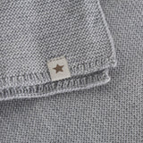 Huttelihut Medium Grey Melange Neck Warmer Ull Stickad