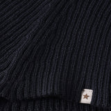 Huttelihut Dark Navy Neck Warmer Ull Stickad