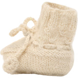 Huttelihut Off-White Footies Alpaca Ull Stickad