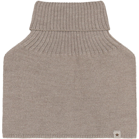 Huttelihut Camel Melange Neck Warmer Ull Stickad