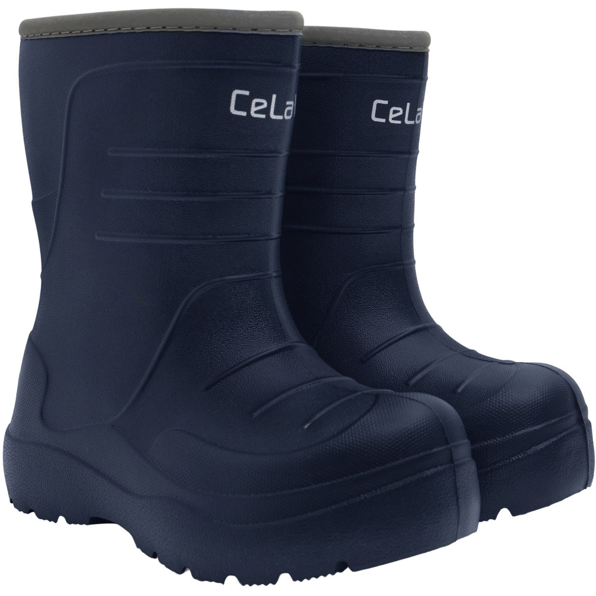 CeLaVi Navy Termisk Gummistövlar - Embossed