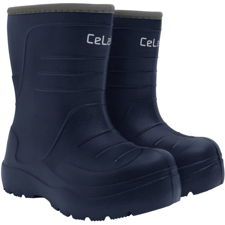 CeLaVi Navy Termisk Gummistövlar - Embossed