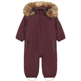 Color Kids Catawba Grape Baby Coverall M/ Fake Päls