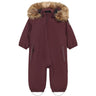 Color Kids Catawba Grape Baby Coverall M/ Fake Päls