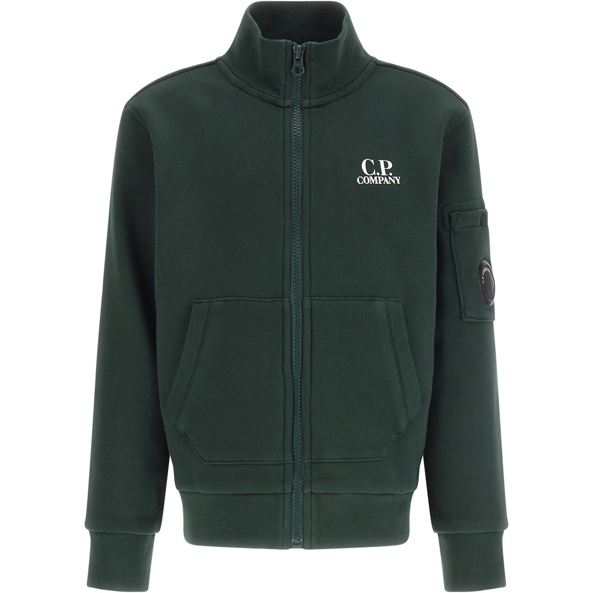 C.P. Company Black Zipped Sweatshirt