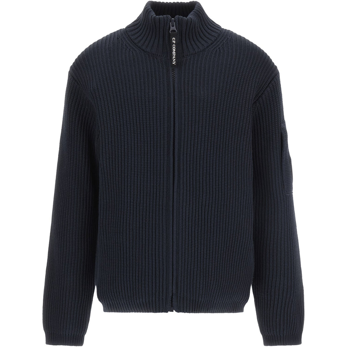 C.P. Company Black Tricot Med Zip