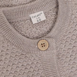 CeLaVi Mocha Meringue Melange Cardigan - Stickad