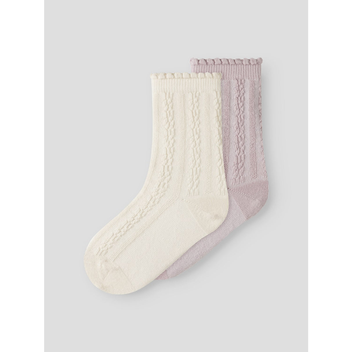 Lil'Atelier Turtledove Hushed Violet Nmfkendra 2-Pack Strumpor Lil