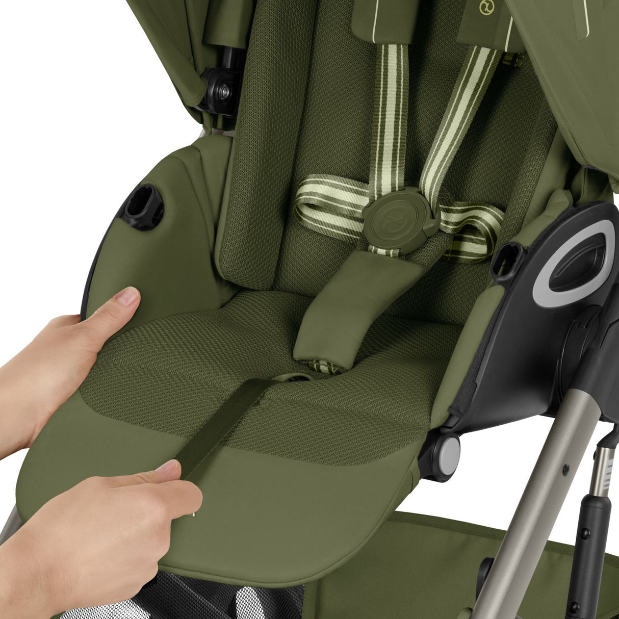 Cybex Moss Green Talos S Lux Tpe Inklusiv Foldbar Cot