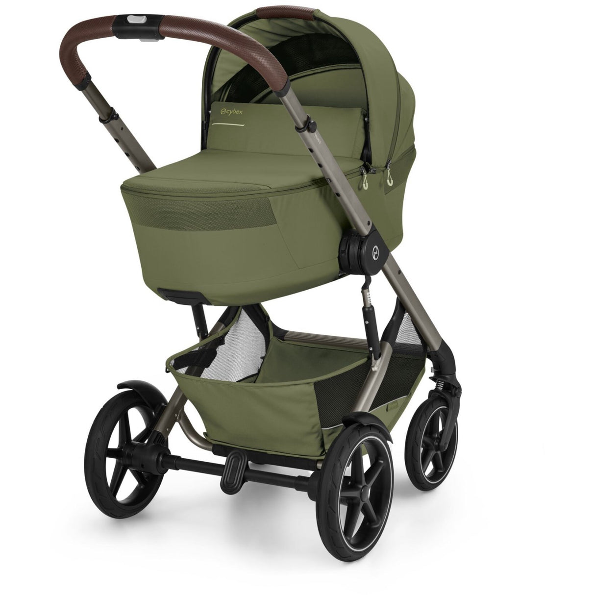 Cybex Moss Green Talos S Lux Tpe Inklusiv Foldbar Cot