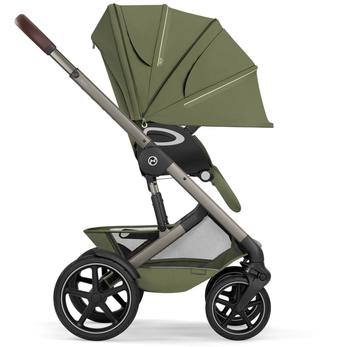 Cybex Moss Green Talos S Lux Tpe Inklusiv Foldbar Cot