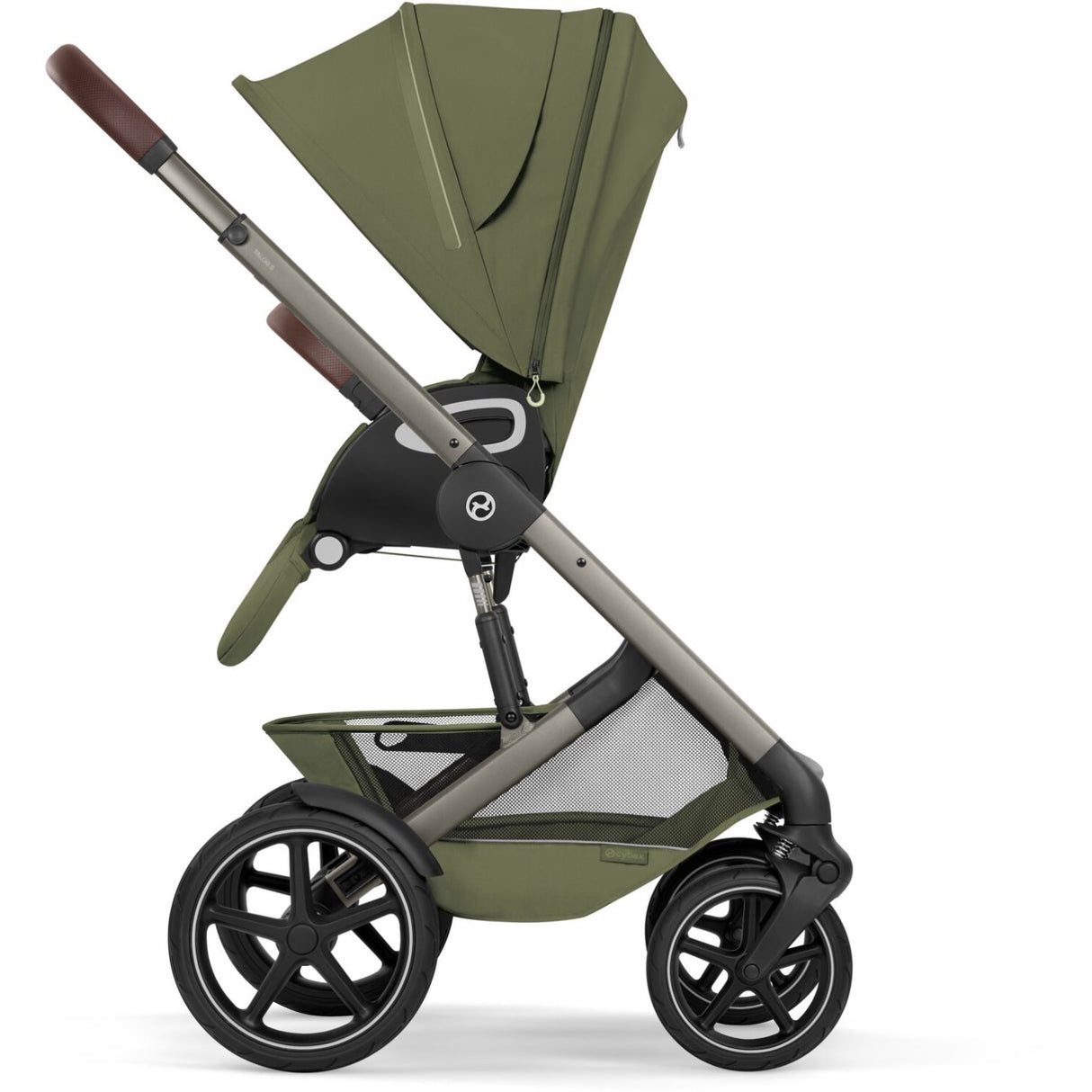 Cybex Moss Green Talos S Lux Tpe Inklusiv Foldbar Cot
