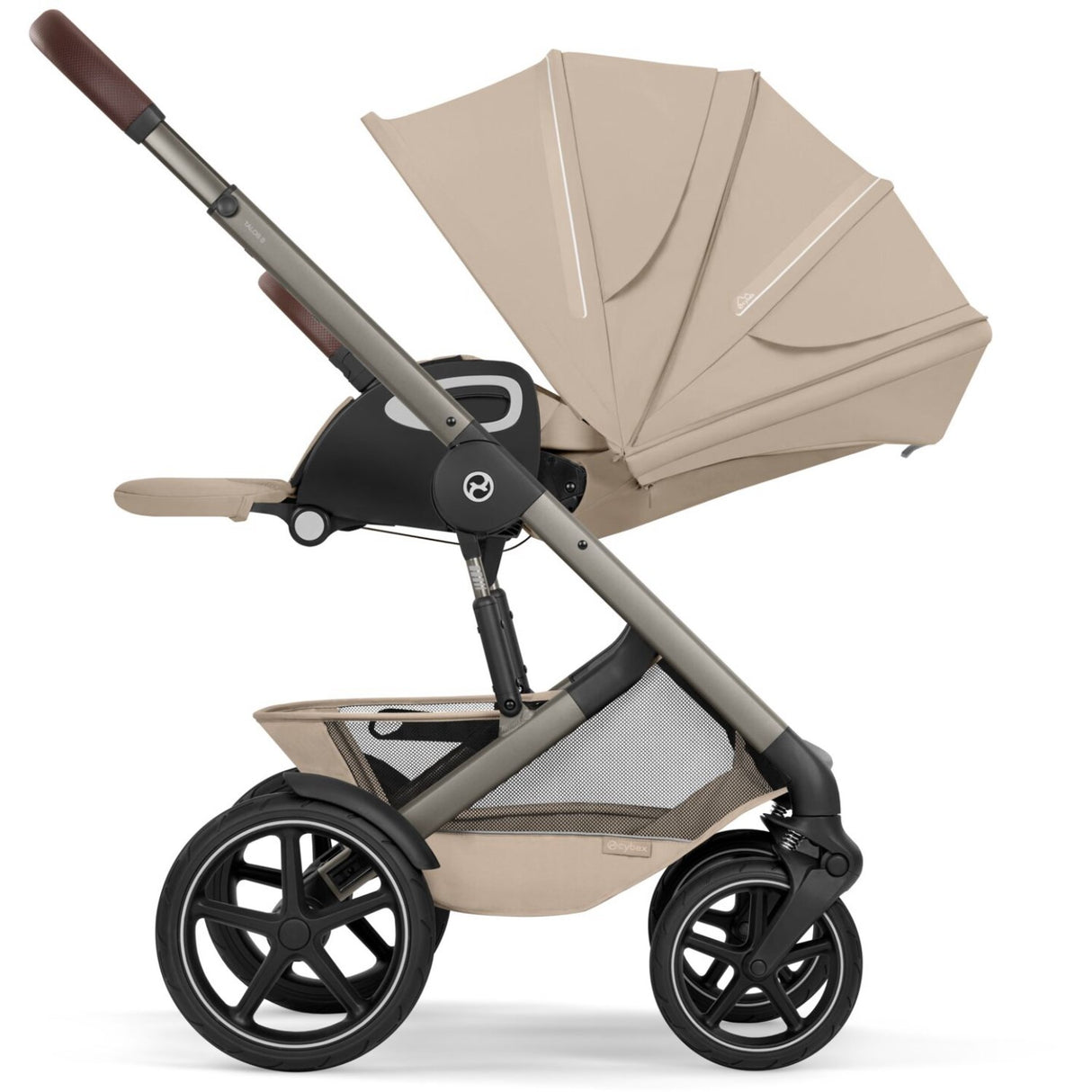 Cybex Almond Beige Talos S Lux Tpe Inklusiv Foldbar Cot