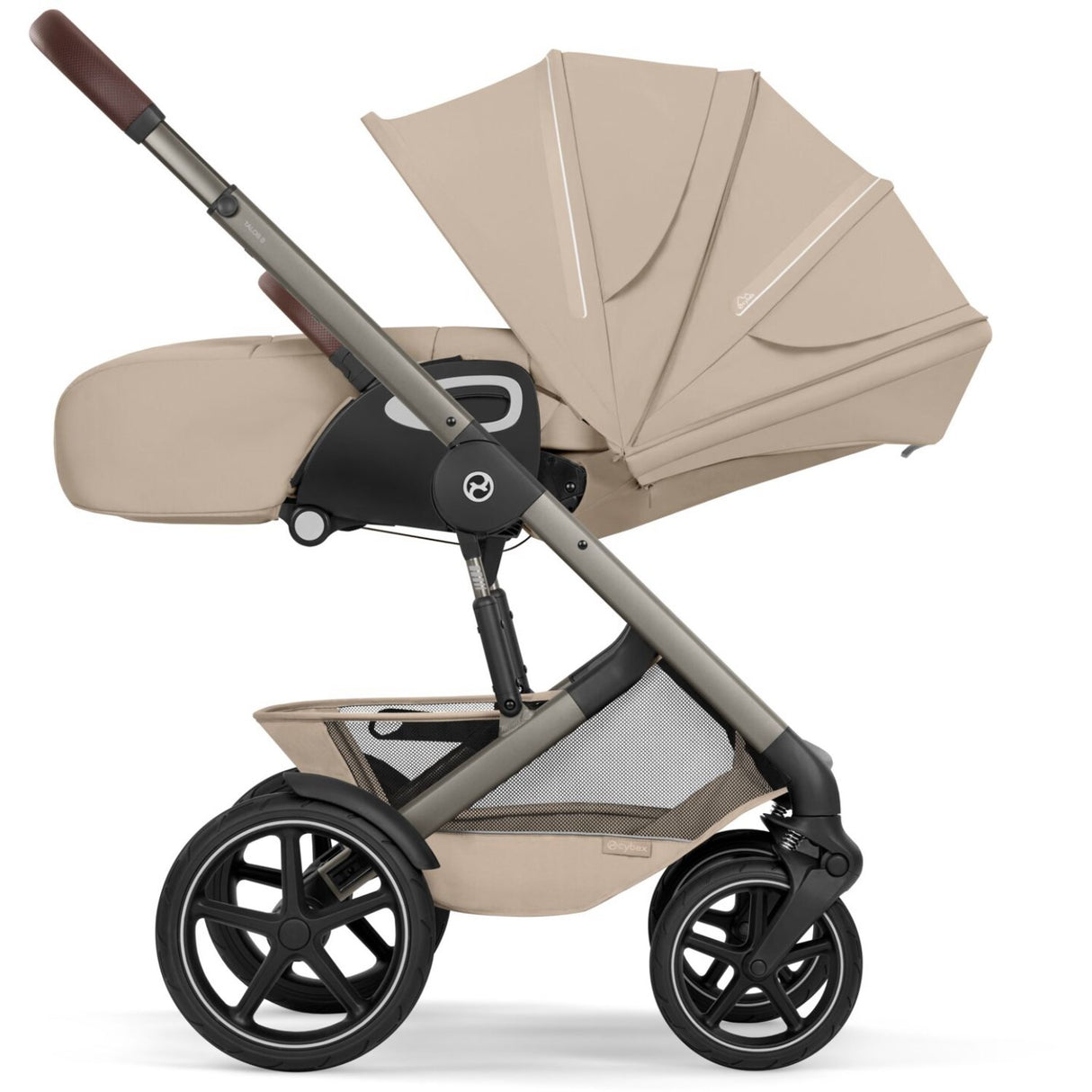 Cybex Almond Beige Talos S Lux Tpe Inklusiv Foldbar Cot