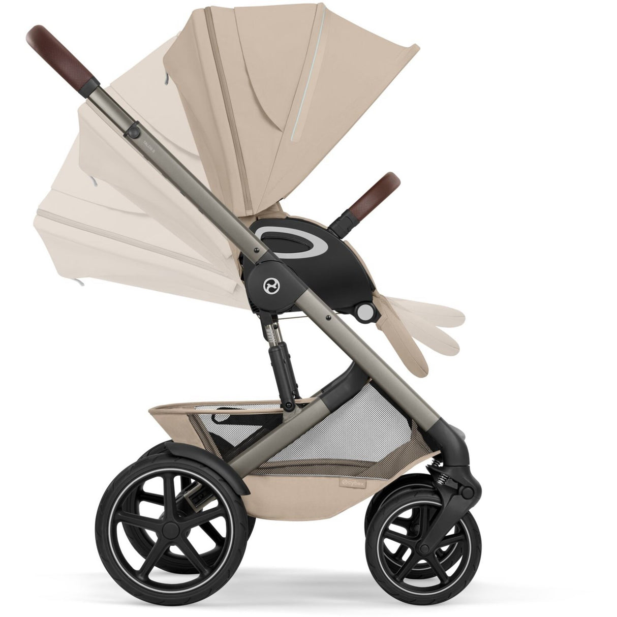 Cybex Almond Beige Talos S Lux Tpe Inklusiv Foldbar Cot