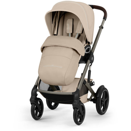 Cybex Almond Beige Talos S Lux Tpe Inklusiv Foldbar Cot