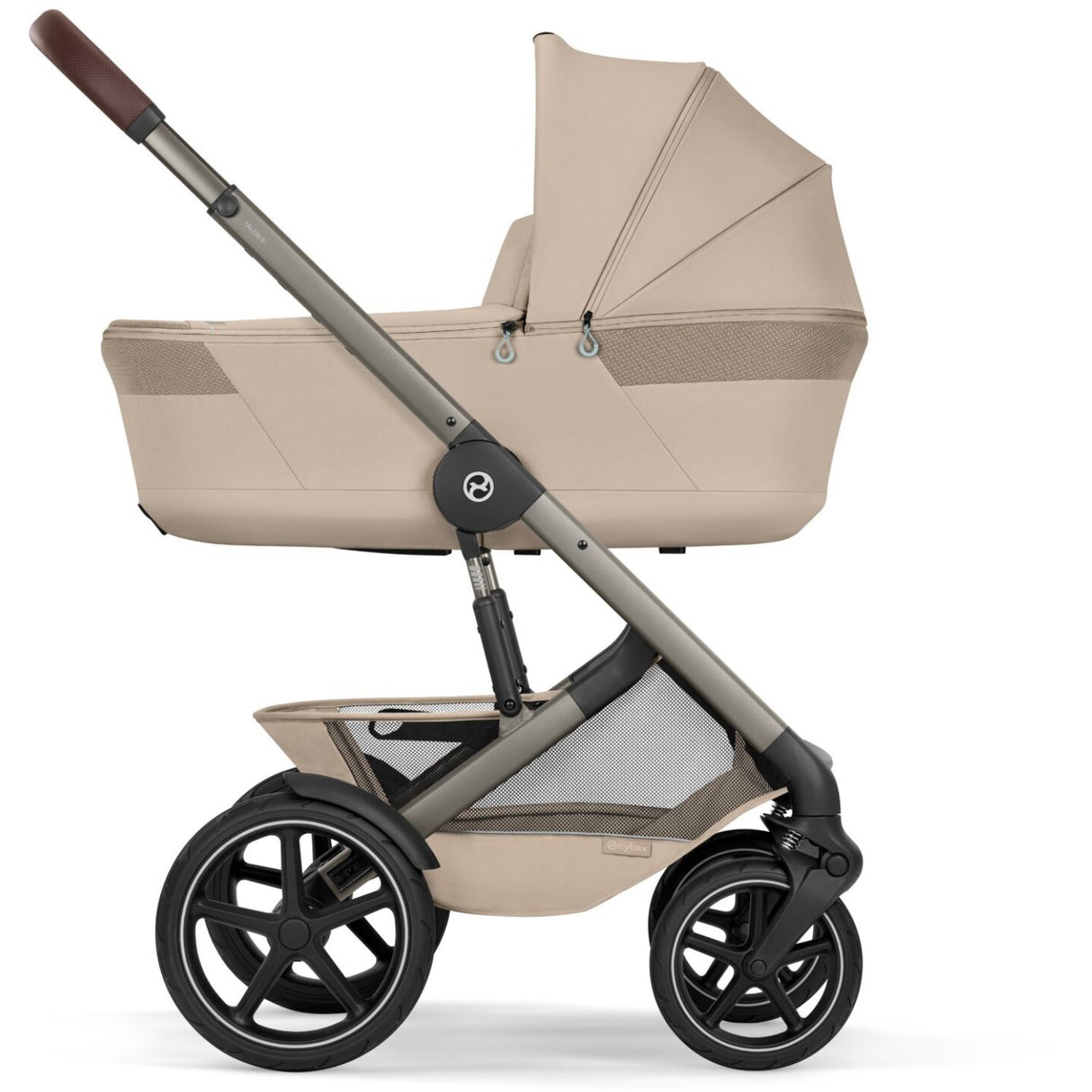 Cybex Almond Beige Talos S Lux Tpe Inklusiv Foldbar Cot