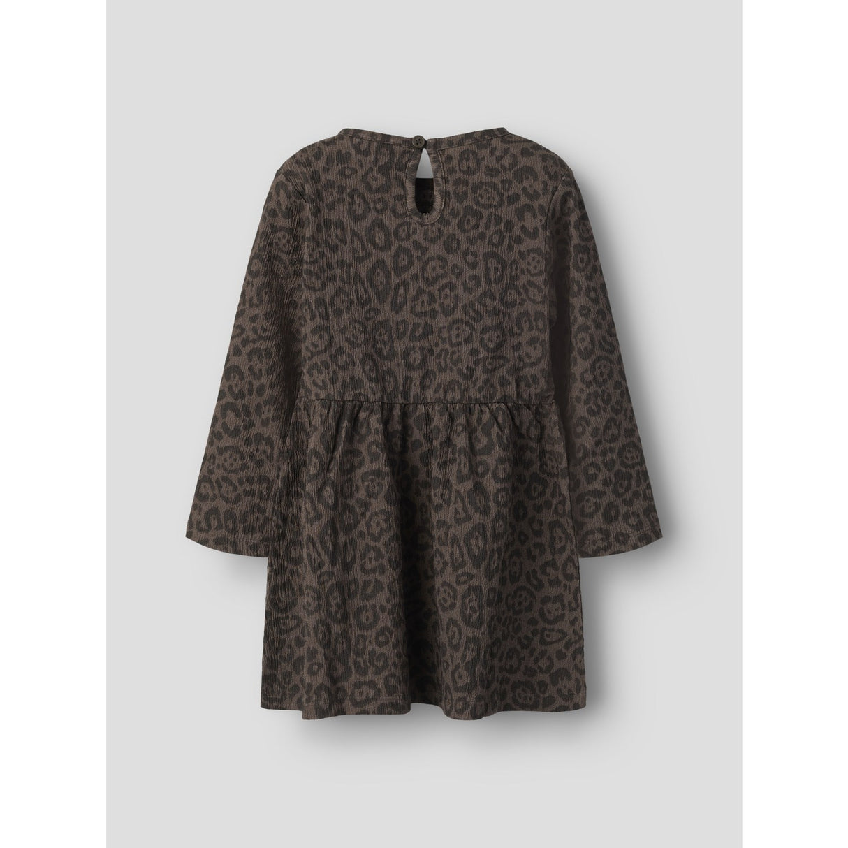 Name It Chocolate Brown Nmflinna Ls Klänning