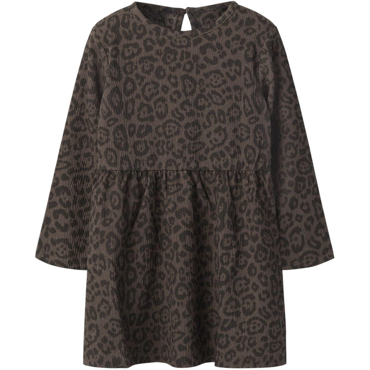 Name It Chocolate Brown Nmflinna Ls Klänning