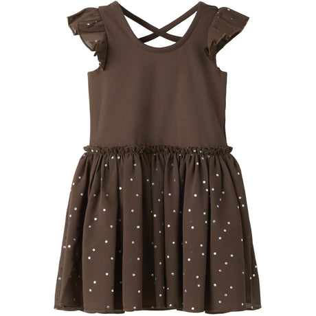 Name It Chocolate Martini Nmftulle Ss Klänning