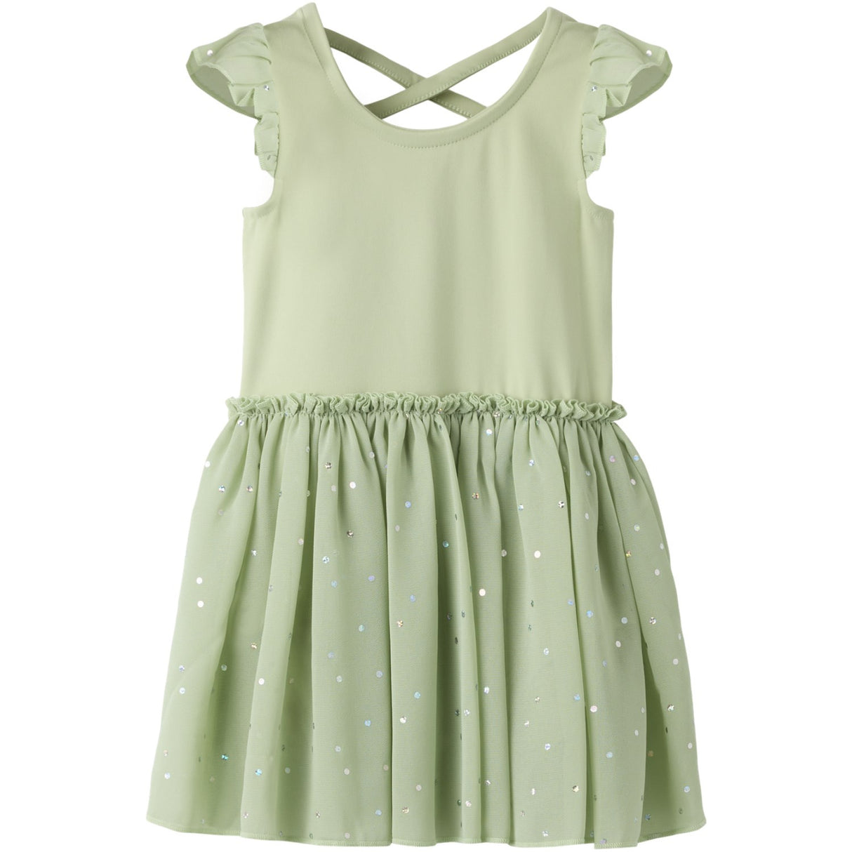 Name It Swamp Nmftulle Ss Klänning