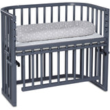 babybay® Grey Varnished Maxi Comfort Plus Co-sleeper