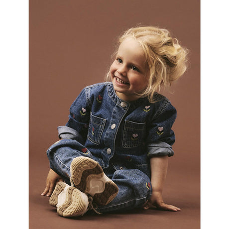 Name It Medium Blue Denim Embroided Nmfmalo Dnm Emb Jacka 5526-Bp