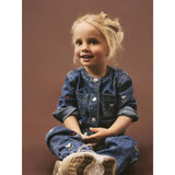Name It Medium Blue Denim Embroided Nmfbella Mamma Dnm Emb Jeans 5526-Bp