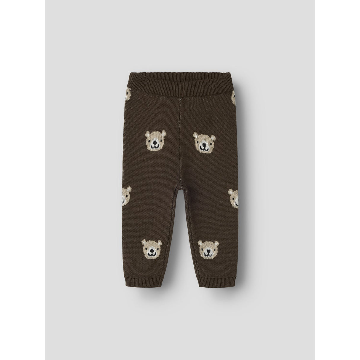 Name It Chocolate Brown Nbmneil Stickad Byxor