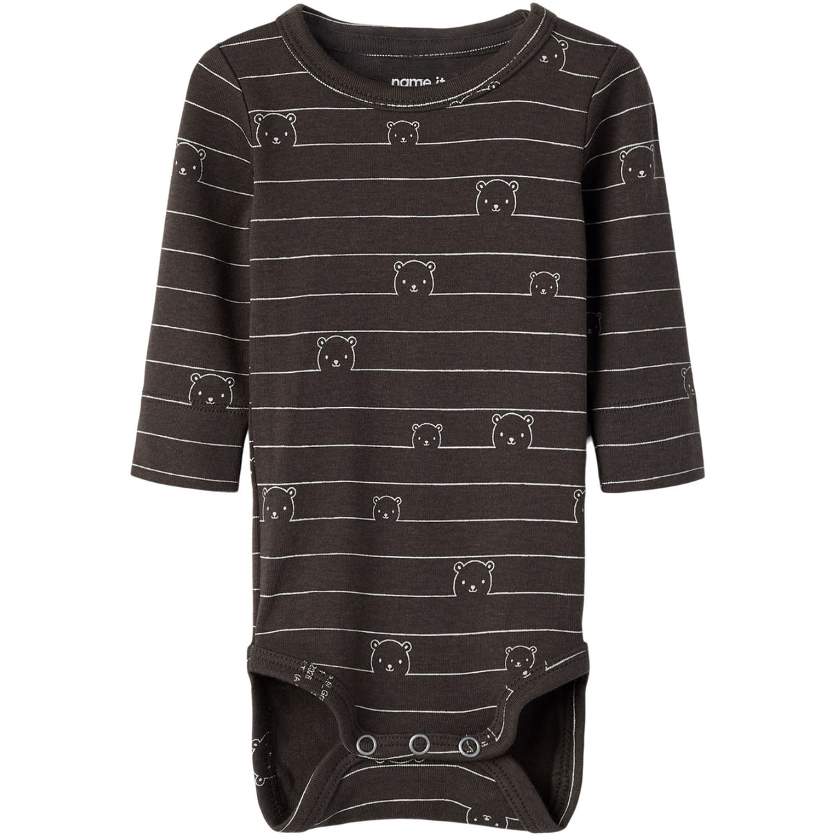 Name It Chocolate Brown Nbmnalas Ls Xsl Body