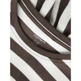 Name It Chocolate Brown Cloud Dancer Nmfnilje Ls Peplum Topp