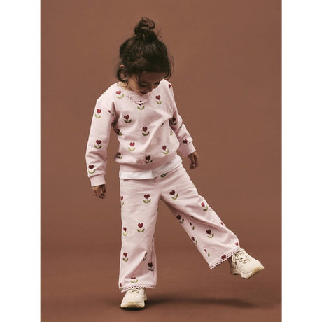 Name It Parfait Pink Nmfnancy Wide Swe Byxor Bru