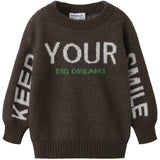 Name It Chocolate Brown Nmmnoah Ls Loose Stickad