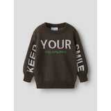 Name It Chocolate Brown Nmmnoah Ls Loose Stickad