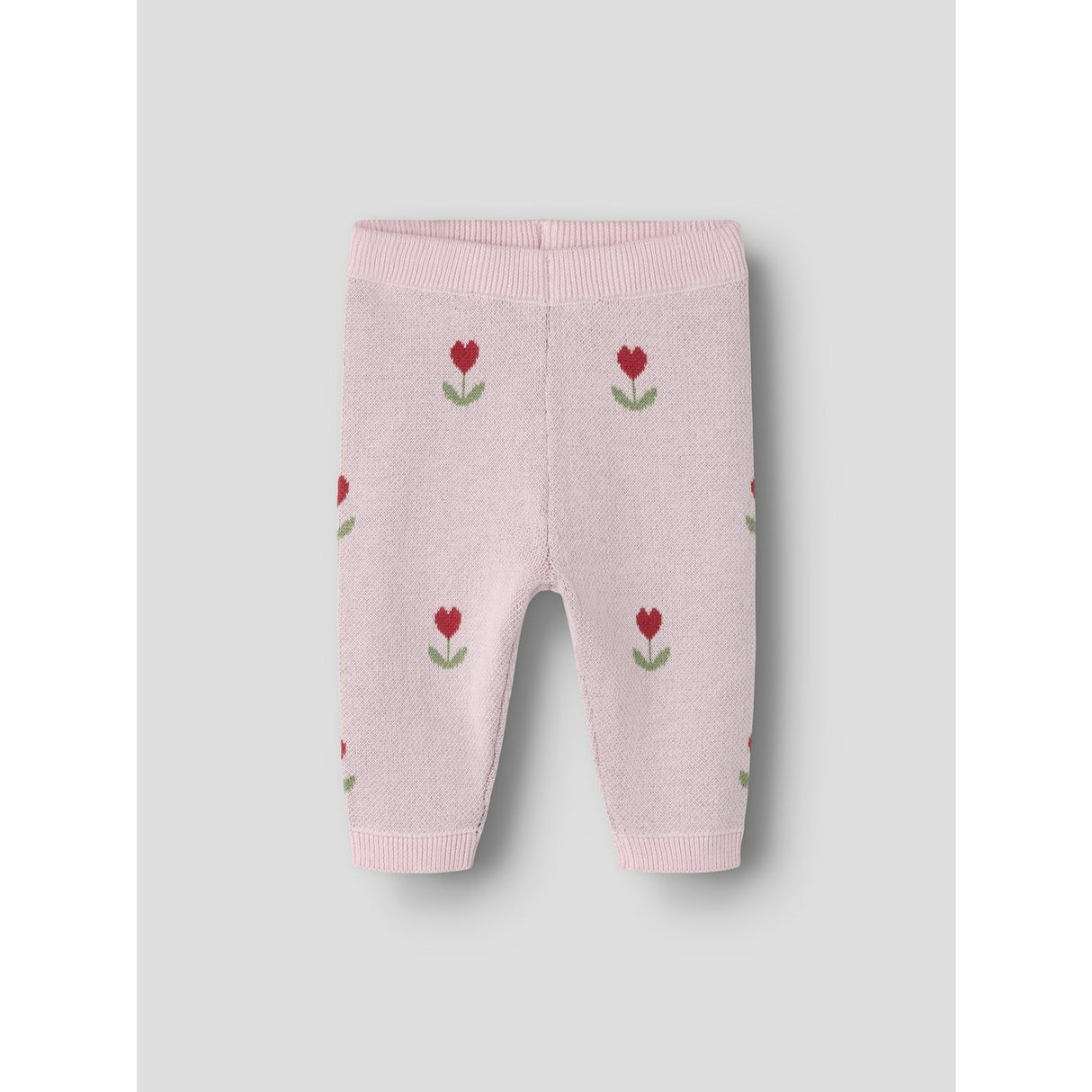 Name It Parfait Pink Nbfnela Stickad Byxor