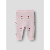 Name It Parfait Pink Nbfnela Stickad Byxor