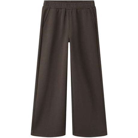 Name It Chocolate Brown Nkfnimja Wide Swe Byxor Unb