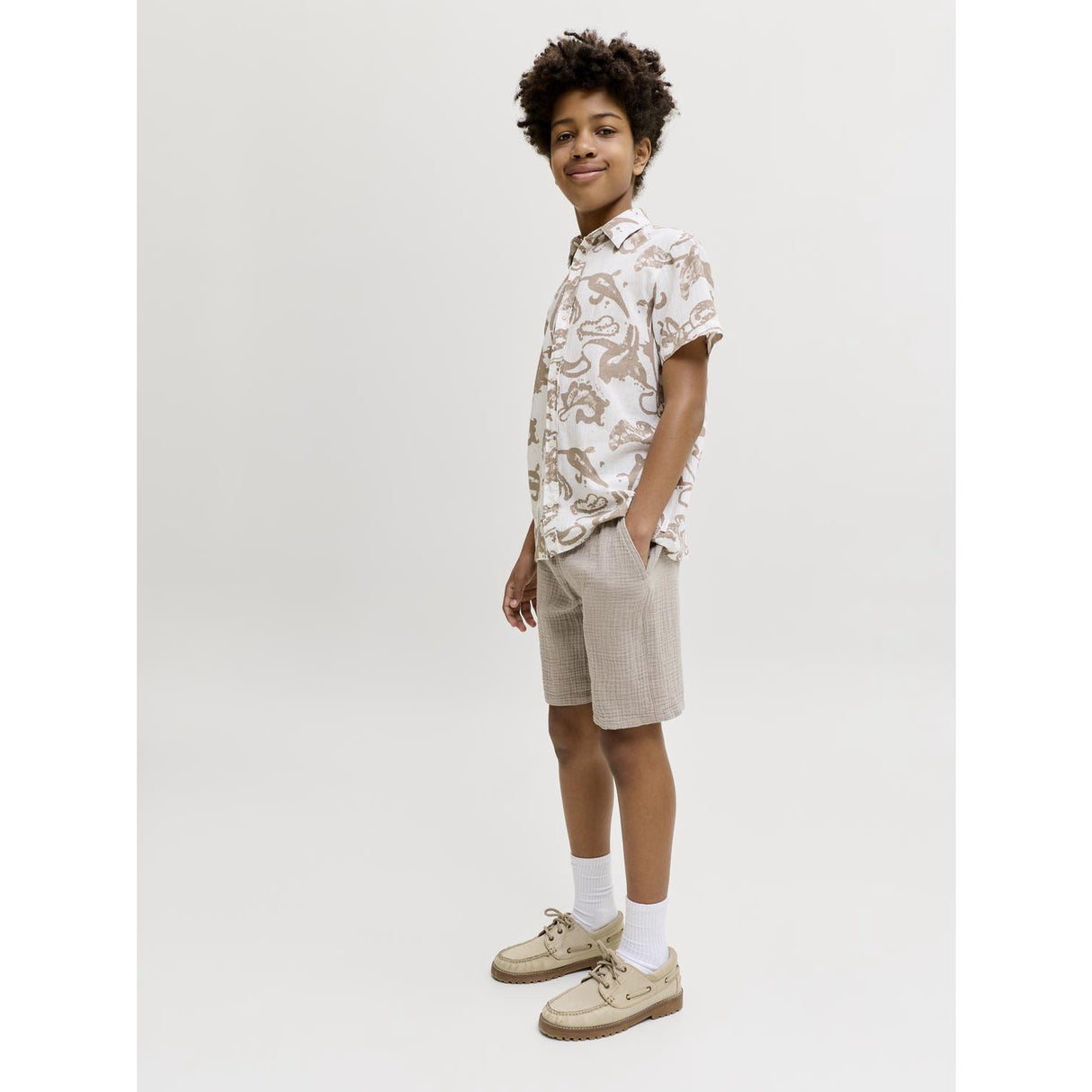Jack & Jones Junior Vintage Khaki Jpstjaiden Patras Jogger Kort Srt Jnr