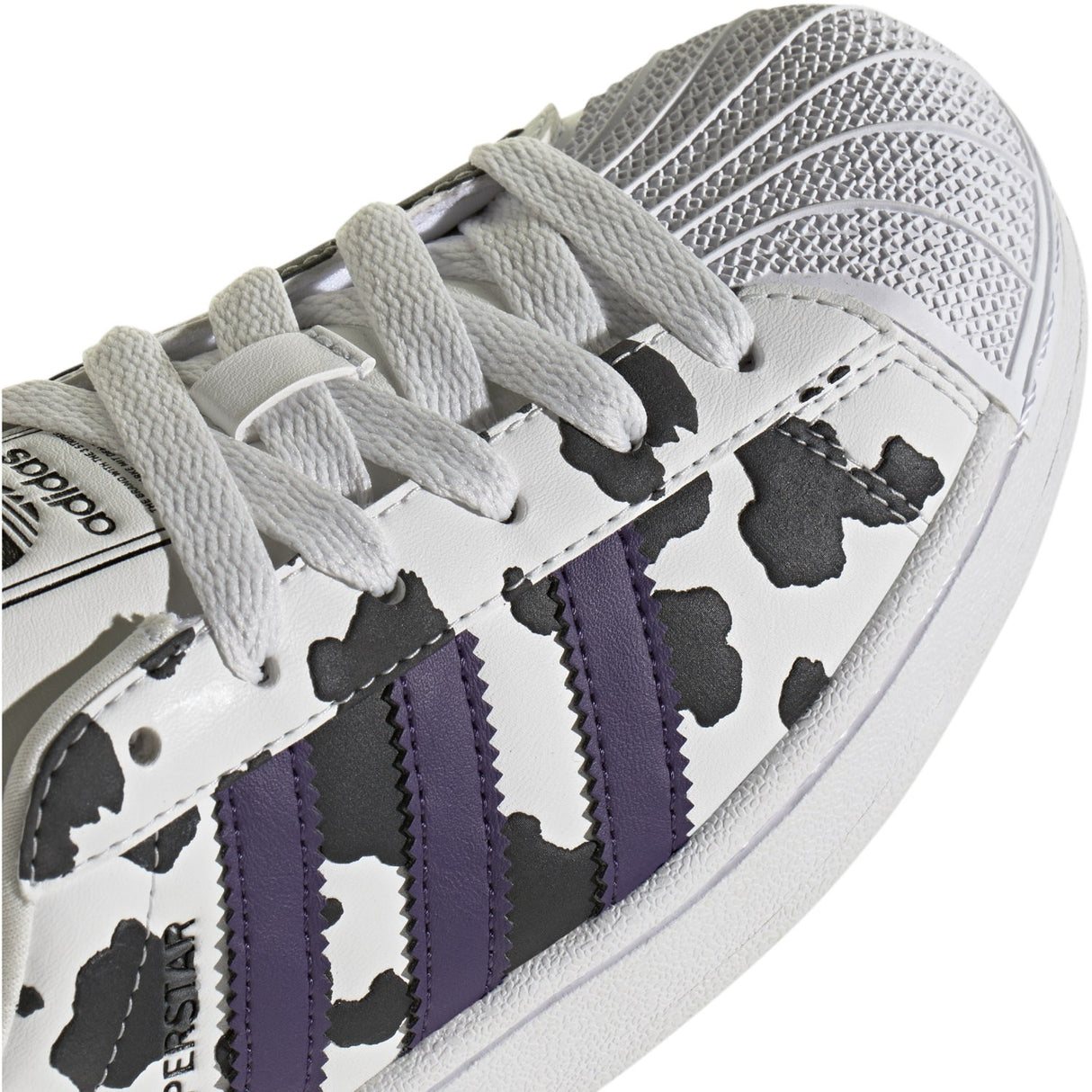 adidas Originals Crystal White Violet Ftwr White Superstar Ii J Sneakers