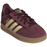 adidas Originals Maroon Almost Yellow Gold Met. Gazelle Indoor Cf El I Sneakers